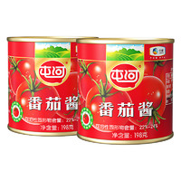 屯河 中粮屯河番茄酱调味酱198gX2罐新疆内蒙古番茄膏0添加罐头意面酱