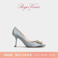Roger Vivier/RV女鞋RV Bouquet Strass高跟婚鞋单鞋