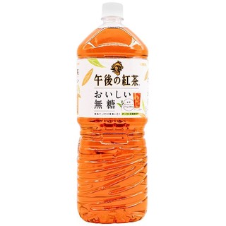 KIRIN 麒麟 现货日本进口麒麟午后红茶无糖0卡0脂超大瓶装健康饮料大瓶2000ml