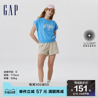 Gap 盖璞 女款舒适短款上衣 591199