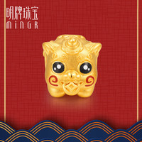 黄金转运珠手链5D硬金貔貅足金串珠宝宝吞金兽