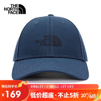 THE NORTH FACE 北面 运动帽男女户外棒球帽可调节遮阳帽 4VSV 8K2/藏青色