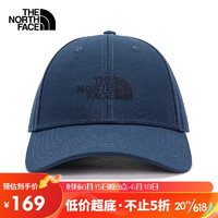 北面 运动帽男女户外棒球帽可调节遮阳帽 4VSV 8K2/藏青色