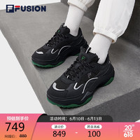 FILA FUSION斐乐潮牌 BIANCO II女鞋跑步鞋2023春季款时尚厚底鞋