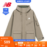 NEW BALANCE NB官方23春季新款男女同款潮流百搭运动休闲连帽夹克外套 DRI AMJ31320 M