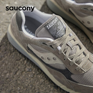 Saucony索康尼休闲鞋经典复古时尚男女同款百搭运动鞋SHADOW6000LAYER 灰（S70441-46） 46