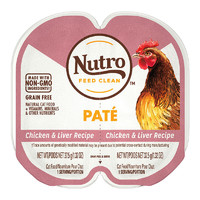 Nutro 美士 进口猫罐头一分为二餐盒猫湿粮猫零食鸡肉鸡肝无谷猫主食罐75g