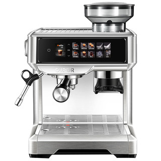 SUPOR 苏泊尔 意式半自动咖啡机家用研磨一体机浓缩咖啡美式