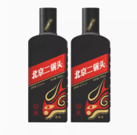 YONGFENG 永丰牌 20点开始：永丰牌  北京黑金二锅头  清香型白酒 500ml*2瓶