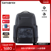 Samsonite/新秀丽背包男士双肩包 时尚书包男商务通勤背包新品DV5