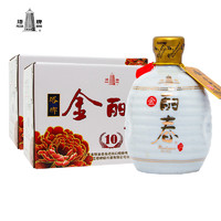 塔牌 十年金丽春 半干黄酒 350ml*6瓶 两箱