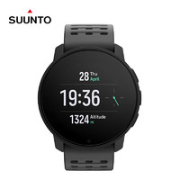 颂拓SUUNTO 9 Peak Pro新版户外运动松拓卫星GPS血氧监测露营手表 精钢黑