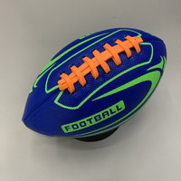 AEA 美式皮质橄榄球儿童青少年训练礼物 3号NFL蓝色颗粒款