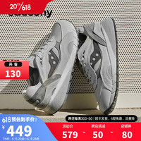 Saucony索康尼休闲鞋经典复古时尚男女同款百搭运动鞋SHADOW6000LAYER 灰色 38.5