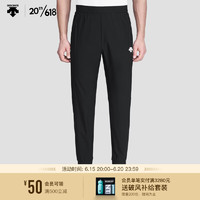 DESCENTE迪桑特 TRAINING系列 男子针织运动长裤 D3231TKP56 BK-黑色 M(170/80A)