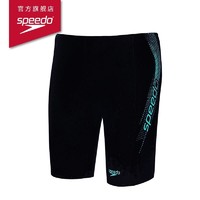 SPEEDO 速比涛 大标logo系列 男士及膝泳裤 809529