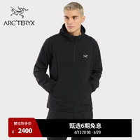 ARC’TERYX始祖鸟 ACROPLE PULLOVER  轻量 男子 防风夹克 Black/黑色 L