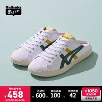 Onitsuka Tiger鬼塚虎男女鞋款一脚蹬半拖鞋小白鞋DD TRAINER SABOT 1183B769 白色/绿色 36