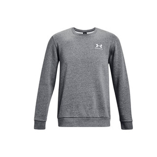 安德玛 UNDERARMOUR）春夏Essential男子抓绒圆领训练运动卫衣1374250 灰色012 XXL