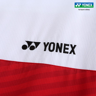 YONEX /尤尼克斯 50136CR 2023SS大赛系列 国家队 男款运动上衣yy 宝石红色 M