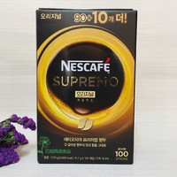 韩国进口Nescafe雀巢咖啡Supremo金牌100条雀巢金色三合一咖啡