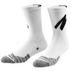 有志者（UZIS）运动袜男长筒加厚毛巾底袜纯色高帮跑步袜子大Z系列1.1 净白 M