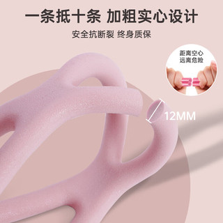 TMTTMT8字拉力带健身弹力带乳胶高弹实心开背神器肩颈拉伸塑形 紫色