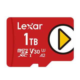 Lexar 雷克沙 618开始啦！雷克沙PLAY TF卡 1TB 内存卡 150MB/s U3 A2 V30