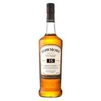 BOWMORE 波摩 15年 单一麦芽 苏格兰威士忌 1000ml 礼盒装