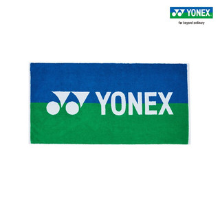 YONEX运动毛巾尤尼克斯yy羽毛球乒乓球跑步健身擦汗吸汗毛巾浴巾 AC1214 蓝绿 60×120cm 浴巾