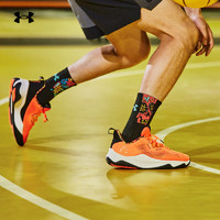 安德玛（UNDERARMOUR）库里Curry HOVR Splash 3男女情侣篮球鞋3026891 橙色800 40