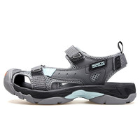 悍途(Humtto)户外春夏新款透气网面户外排水鞋防滑耐磨情侣款溯溪鞋 深灰-灰色-女 36