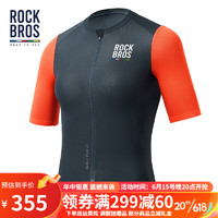 洛克兄弟（ROCKBROS）洛克兄弟天路系列骑行服短袖女款上衣夏季山地公路车自行车运动服 夏季女款短袖骑行服-藏青 S码