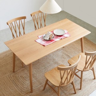 维莎原木 W7010 实木餐桌