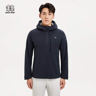 KOLON SPORT 可隆户外GORETEX戈尔3L软壳防风防泼水夹克外套 藏蓝NA 180/XL