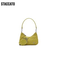 限尺码：STACCATO 思加图 夏季时尚绗缝包菱格包腋下包单肩斜挎包包