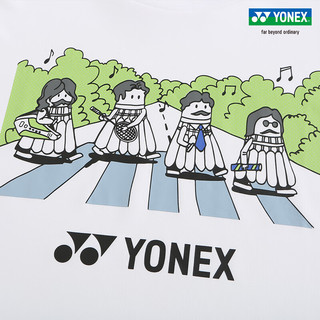 YONEX/尤尼克斯 115033BCR 23SS训练系列 男款 羽毛球服 运动T恤yy 黑色 O