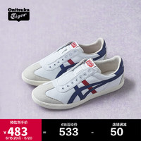 Onitsuka Tiger鬼塚虎懒人鞋休闲鞋TOKUTEN SLIP-ON 1183C129-100 白色/蓝色37.5