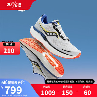 saucony 索康尼 TRIUMPH系列 胜利 19 男子跑鞋 S20678-84 白兰红 42.5