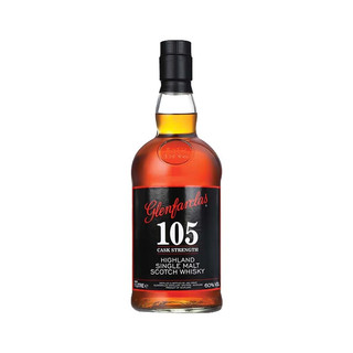 格兰花格（Glenfarclas）单一麦芽苏格兰威士忌进口洋酒12/15/17/21年/105斯佩塞送礼佳品 105格兰发可拉高地 1000ml
