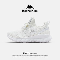 Kappa童鞋网面运动鞋男童夏季新款透气女童飞织鞋软底一脚蹬跑鞋