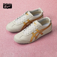 Onitsuka Tiger鬼塚虎男女复古时尚休闲鞋MEXICO 66 1183A499-101 白色/金色37.5