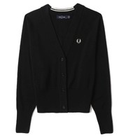 FRED PERRY 刺绣开衫 FPXCDK4121XXKBKX