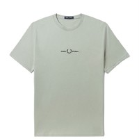 FRED PERRY 男士刺绣T恤 FPXTEM4580XMKGRL