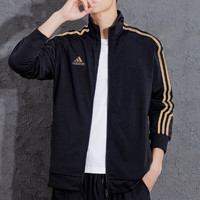 阿迪达斯 （adidas）男装 2023夏季新款运动服休闲时尚立领开衫夹克上衣运动外套 TR30JR-BG S/175/92A