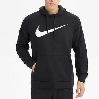 耐克（NIKE）男装卫衣新款跑步运动服户外大logo休闲上衣针织套头连帽衫 CZ2426-010/胸口大LOGO S