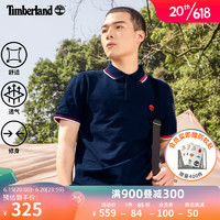 Timberland 官方男装短袖POLO衫户外商务修身透气A62SH A62SH433/深宝石蓝 XXL