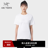 ARC'TERYX 始祖鸟 ARC’TERYX始祖鸟 ARC'WORD T-SHIRT  透气 女子 棉质短袖T恤 White/白色 S