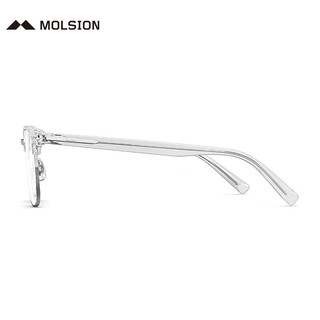 Molsion陌森近视眼镜肖战同款男女光学镜架金属眼镜框MJ6118B90