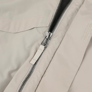 迪卡侬户外衣男登山服春秋单层薄款米白色-亚洲版XL-4883353